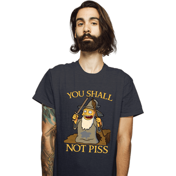 Shirts T-Shirts, Unisex / Small / Dark Heather You Shall Not Piss