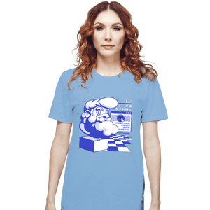 Shirts T-Shirts, Unisex / Small / Powder Blue Doctor Light