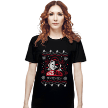 Load image into Gallery viewer, Shirts T-Shirts, Unisex / Small / Black Despair Kuma Ugly Christmas Sweater
