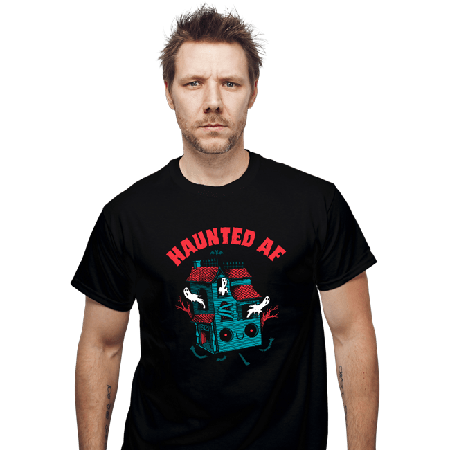 Secret_Shirts T-Shirts, Unisex / Small / Black Haunted AF