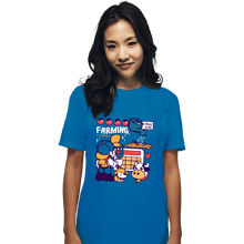 Load image into Gallery viewer, Shirts T-Shirts, Unisex / Small / Sapphire Farmer Days
