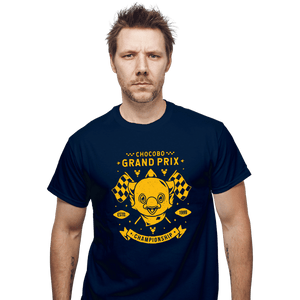 Shirts T-Shirts, Unisex / Small / Navy Chocobo Grand Prix