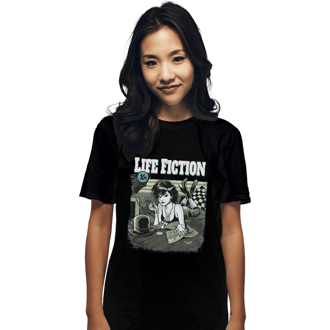 Shirts T-Shirts, Unisex / Small / Black Life Fiction