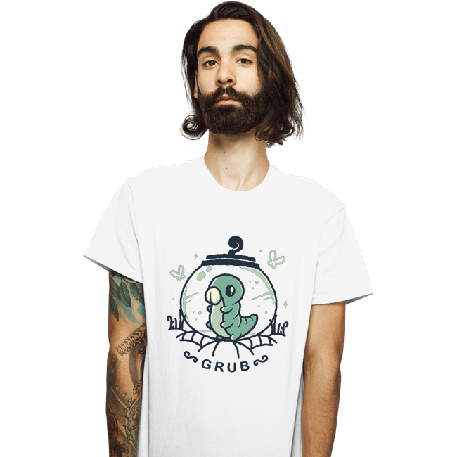 Shirts T-Shirts, Unisex / Small / White Grub