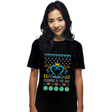 Shirts T-Shirts, Unisex / Small / Black Courage Is The Key