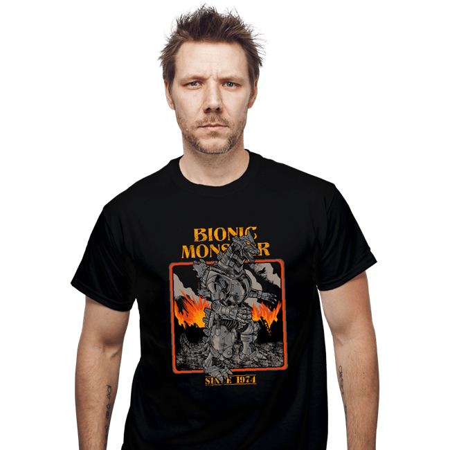 Secret_Shirts T-Shirts, Unisex / Small / Black Bionic Monster