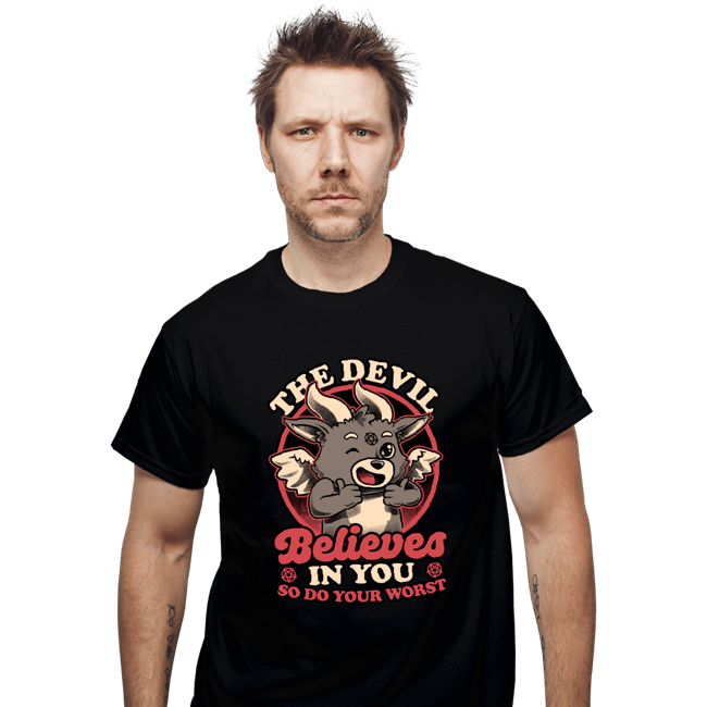 Secret_Shirts T-Shirts, Unisex / Small / Black Devils Believe In You