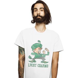 Shirts T-Shirts, Unisex / Small / White Lucky Charms