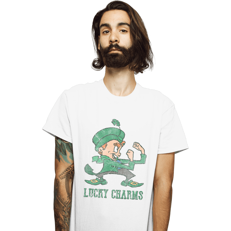 Shirts T-Shirts, Unisex / Small / White Lucky Charms