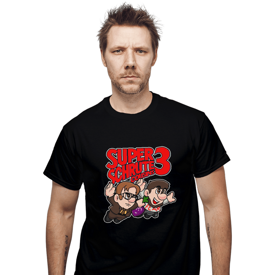 Shirts T-Shirts, Unisex / Small / Black Super Schrute Cousins
