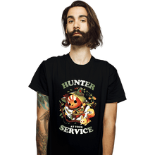 Load image into Gallery viewer, Daily_Deal_Shirts T-Shirts, Unisex / Small / Black Hunter At Your Service
