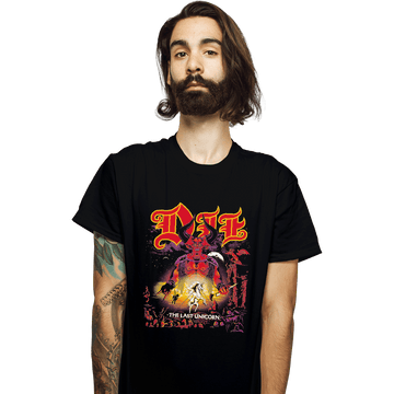 Shirts T-Shirts, Unisex / Small / Black Die Last Unicorn