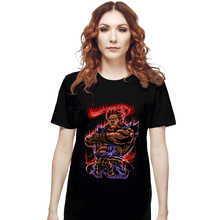 Load image into Gallery viewer, Secret_Shirts T-Shirts, Unisex / Small / Black Akuma Fighter
