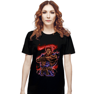 Secret_Shirts T-Shirts, Unisex / Small / Black Akuma Fighter