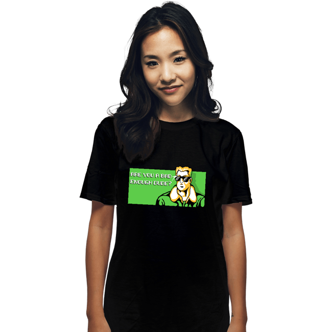 Shirts T-Shirts, Unisex / Small / Black Bad Enough Dude