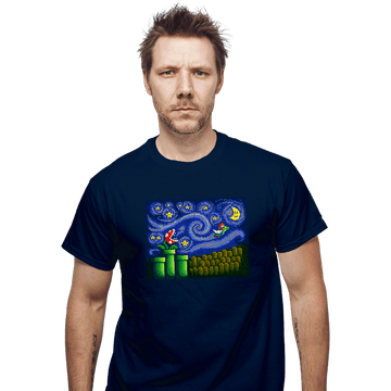 Daily_Deal_Shirts T-Shirts, Unisex / Small / Navy Starry Flight