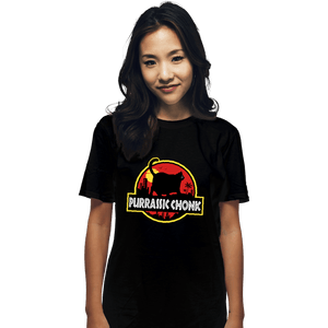 Daily_Deal_Shirts T-Shirts, Unisex / Small / Black Purassic Chonk