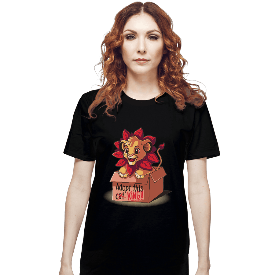 Shirts T-Shirts, Unisex / Small / Black Adopt This King
