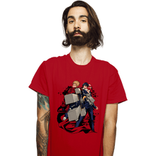 Load image into Gallery viewer, Shirts T-Shirts, Unisex / Small / Red Cross Fire
