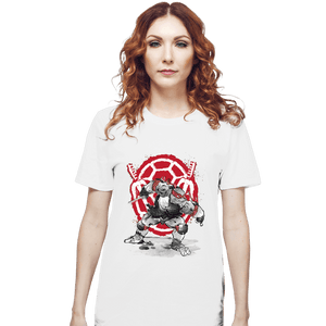 Daily_Deal_Shirts T-Shirts, Unisex / Small / White Raphael Sumi-e