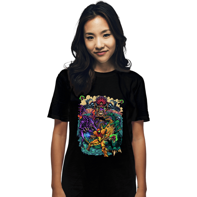 Daily_Deal_Shirts T-Shirts, Unisex / Small / Black Metroid Tribute