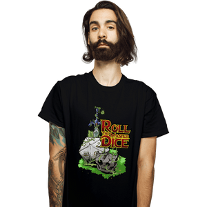Secret_Shirts T-Shirts, Unisex / Small / Black Roll The Master Dice