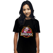 Load image into Gallery viewer, Daily_Deal_Shirts T-Shirts, Unisex / Small / Black Jurassic Dog
