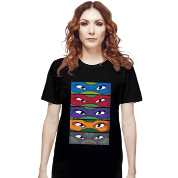 Daily_Deal_Shirts T-Shirts, Unisex / Small / Black TMNT Eyes