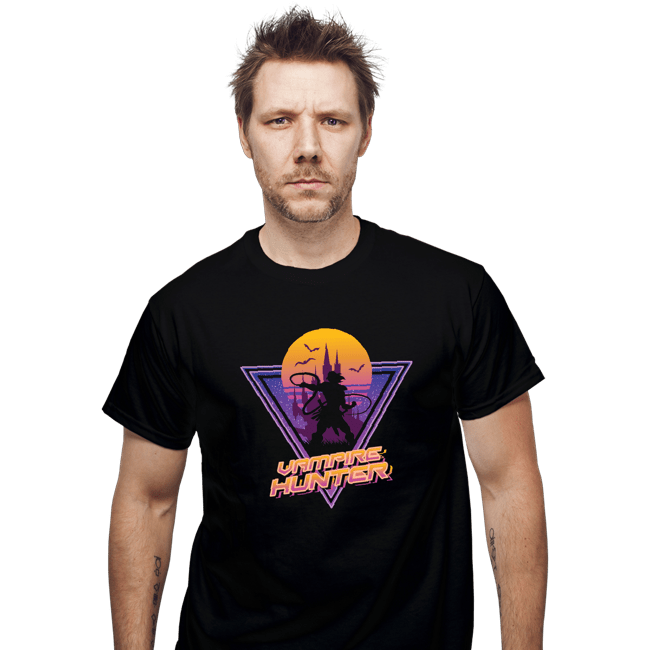 Daily_Deal_Shirts T-Shirts, Unisex / Small / Black Neon Vampire Hunter