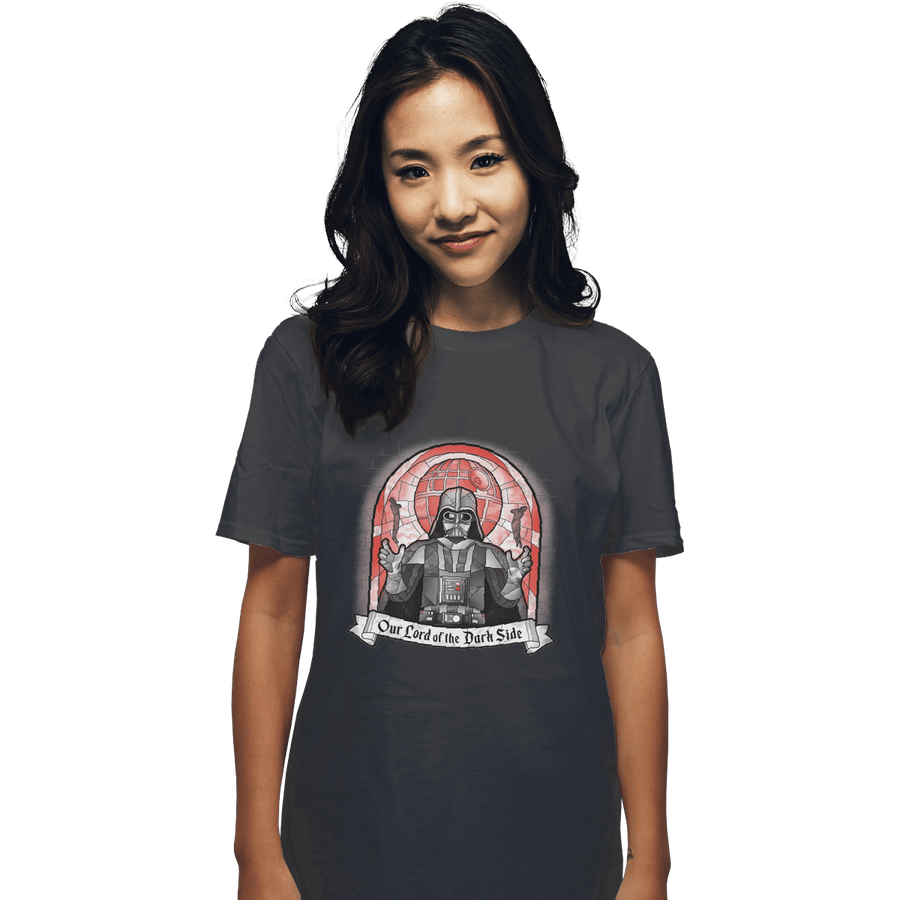 Shirts T-Shirts, Unisex / Small / Charcoal Our Lord Of The Dark Side