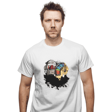 Shirts T-Shirts, Unisex / Small / White Robot Touch