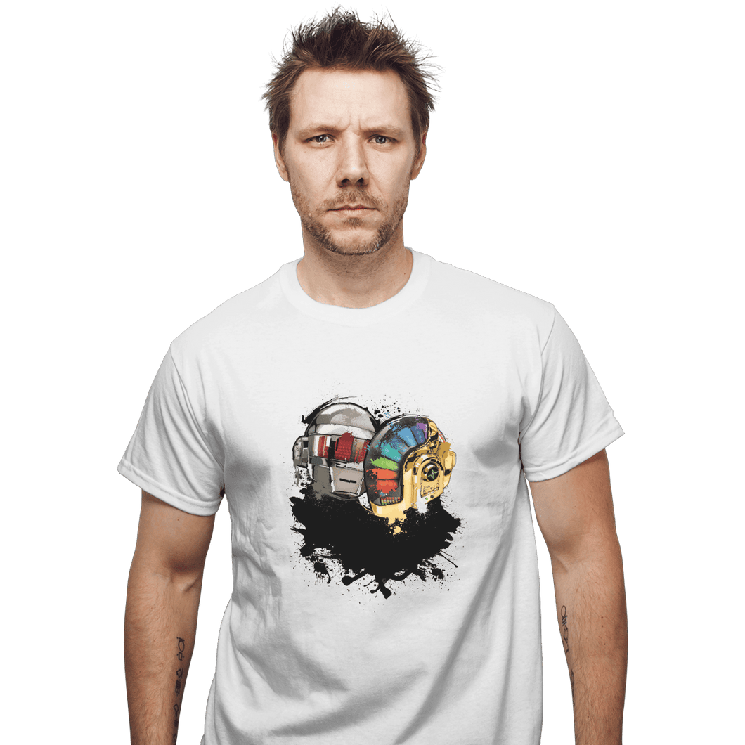 Shirts T-Shirts, Unisex / Small / White Robot Touch