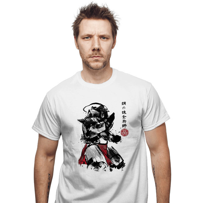 Secret_Shirts T-Shirts, Unisex / Small / White Alphonse Sumi-e