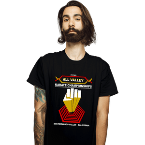 Daily_Deal_Shirts T-Shirts, Unisex / Small / Black All Valley Karate