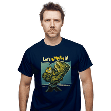 Load image into Gallery viewer, Shirts T-Shirts, Unisex / Small / Navy Rash Can Smash
