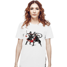 Load image into Gallery viewer, Daily_Deal_Shirts T-Shirts, Unisex / Small / White The Final Lesson Sumi-e

