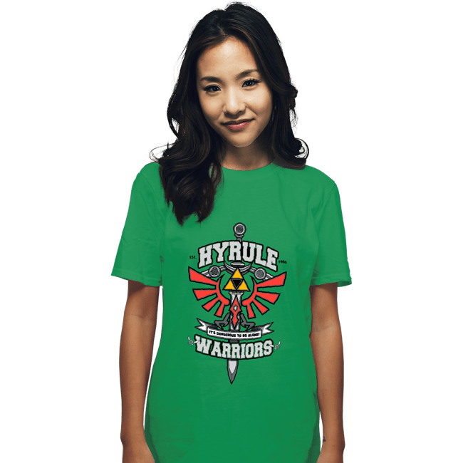 Shirts T-Shirts, Unisex / Small / Irish Green Hyrule Warriors