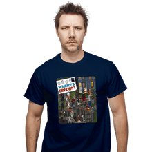 Load image into Gallery viewer, Daily_Deal_Shirts T-Shirts, Unisex / Small / Navy Where&#39;s Freddy

