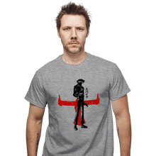 Load image into Gallery viewer, Shirts T-Shirts, Unisex / Small / Sports Grey Crimson Cowboy

