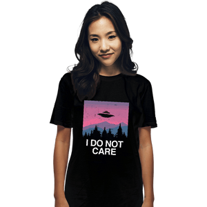 Secret_Shirts T-Shirts, Unisex / Small / Black I Do Not Care