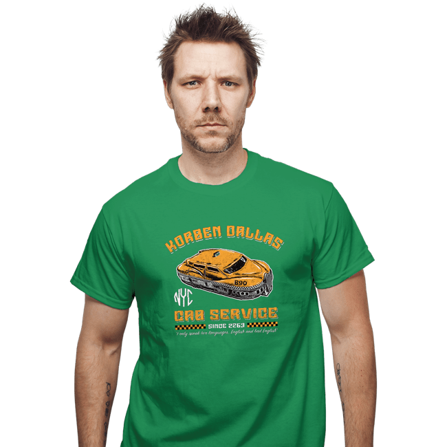 Daily_Deal_Shirts T-Shirts, Unisex / Small / Irish Green Korben Dallas Taxi Service