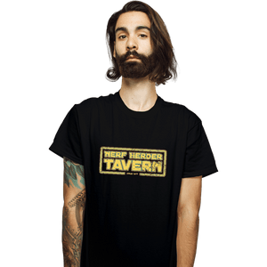 Shirts T-Shirts, Unisex / Small / Black Nerf Herder Tavern
