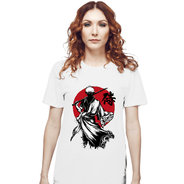 Daily_Deal_Shirts T-Shirts, Unisex / Small / White Gintoki Sumi-e
