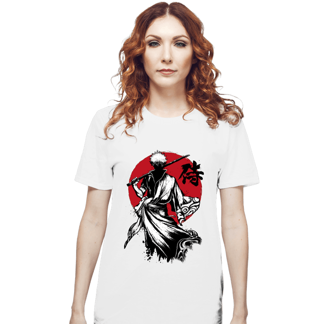 Daily_Deal_Shirts T-Shirts, Unisex / Small / White Gintoki Sumi-e