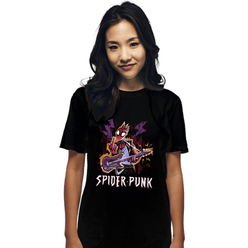 Secret_Shirts T-Shirts, Unisex / Small / Black The Spider Punk