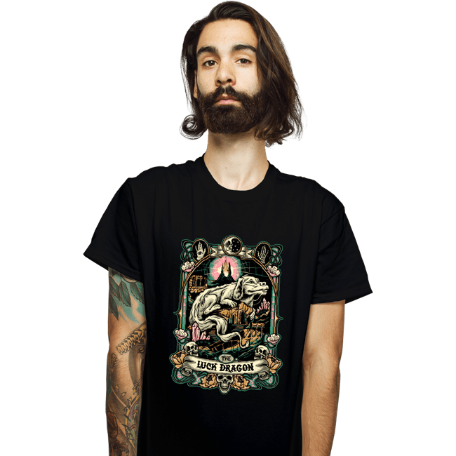 Daily_Deal_Shirts T-Shirts, Unisex / Small / Black The Luck Dragon Crest