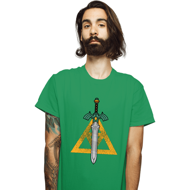 Daily_Deal_Shirts T-Shirts, Unisex / Small / Irish Green The Sword