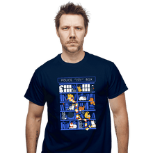 Load image into Gallery viewer, Secret_Shirts T-Shirts, Unisex / Small / Navy Library Box
