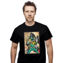 Load image into Gallery viewer, Daily_Deal_Shirts T-Shirts, Unisex / Small / Black Green Ranger Woodblock
