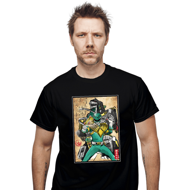 Daily_Deal_Shirts T-Shirts, Unisex / Small / Black Green Ranger Woodblock
